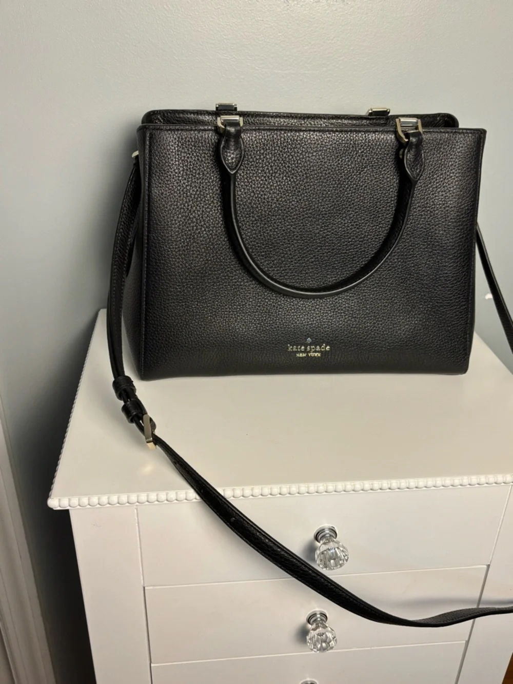 kate spade Black Pebbled Purse - Picture 5 of 7